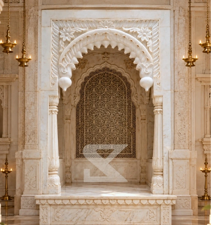 Custom Marble Home Temple