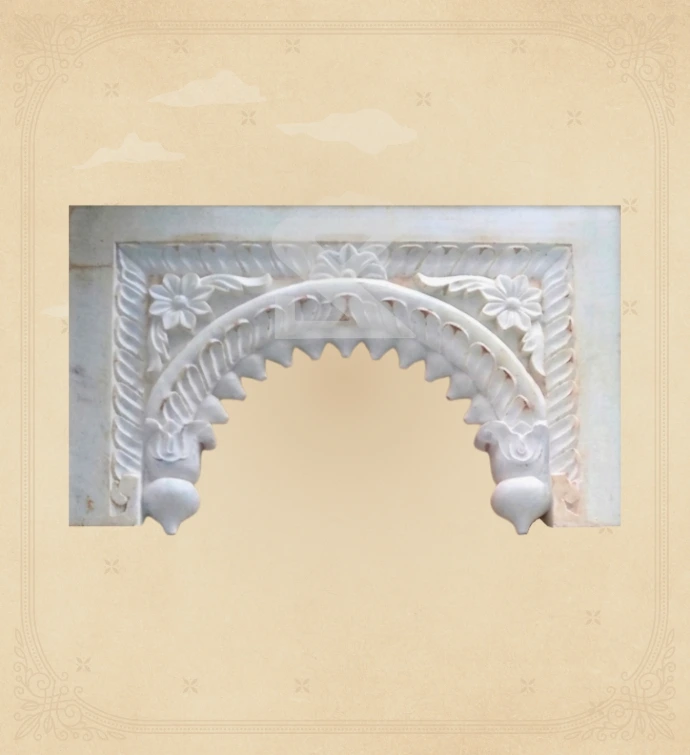Marble Home Temple — Design 07 — SKM-HMT-07