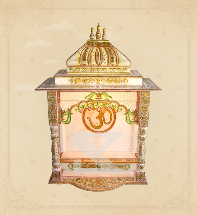 Marble Home Temple — Design 02 — SKM-HMT-02
