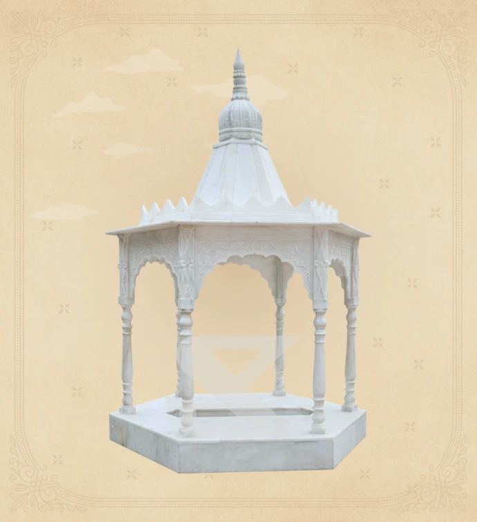 Marble Home Temple — Design 09 — SKM-HMT-09