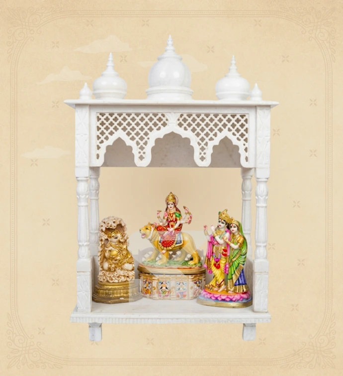 Marble Home Temple — Design 06 — SKM-HMT-06
