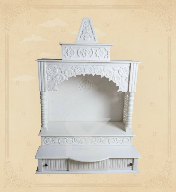 Marble Home Temple — Design 13 — SKM-HMT-13