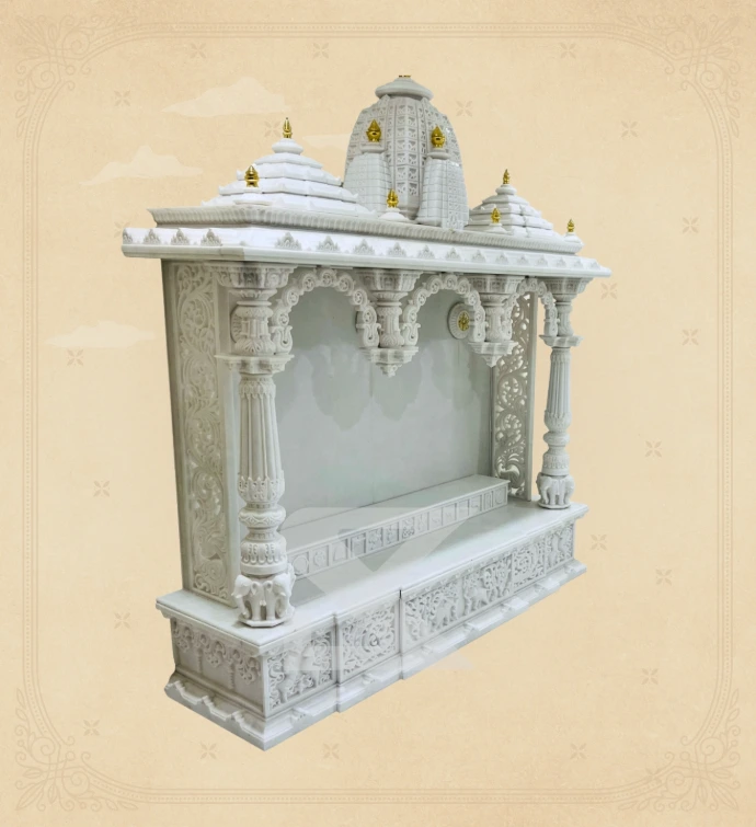 Marble Home Temple — Design 12 — SKM-HMT-12
