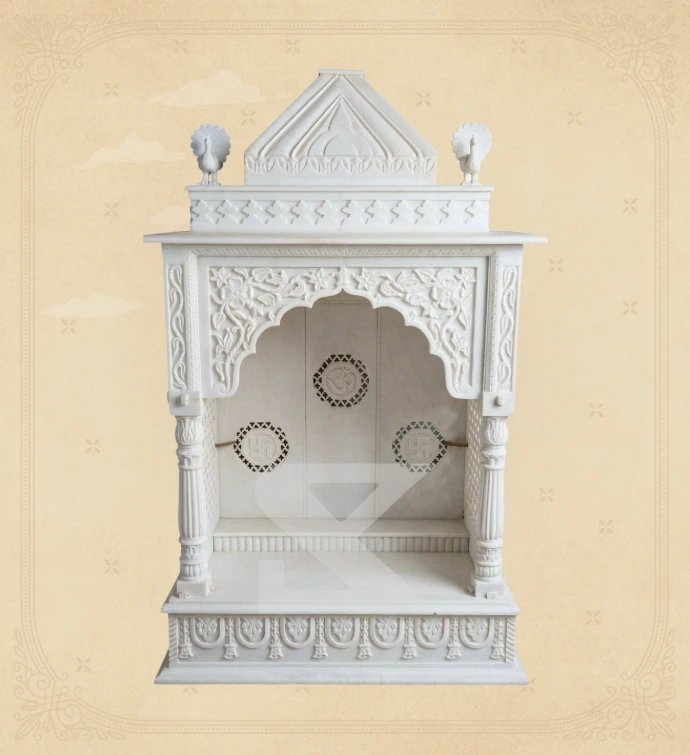 Marble Home Temple — Design 15 — SKM-HMT-15